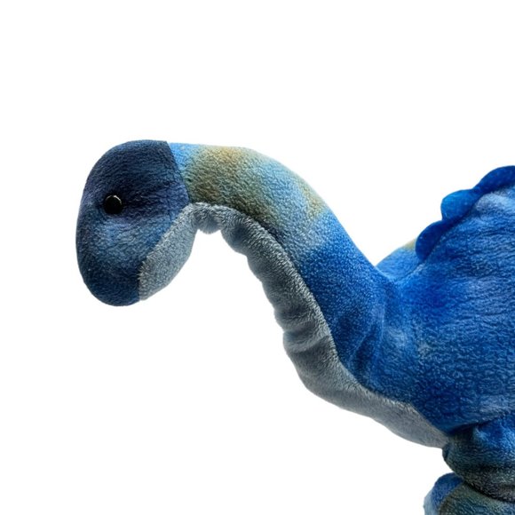 Blue Brachiosaurus Dinosaur Plush Long Neck Dino Stuffed Animal Soft Toy Decor - Picture 2 of 10